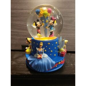 Disney  "Walt's 100th Birthday" Musical Snow Globe 2001 Mickey Mouse